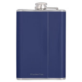 Flexible Flyer Pin-Up-Skiing-meisje Heupfles (Achterkant)