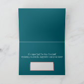 Flexible Holiday 4" x 5.6" Folded Greeting Card Kaart (Binnen)