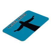 Flexible Photo Magnet  i love jesus  Magneet (Linkerzijde)