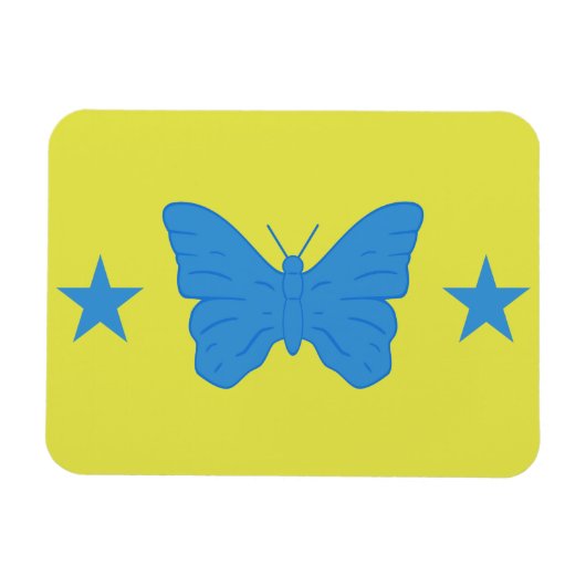 Flexible photo magnet with flag of Bady Bassit Magneet (Horizontaal)