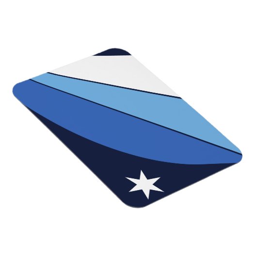 Flexible photo magnet with flag of Columbia Magneet (Rechterzijde)