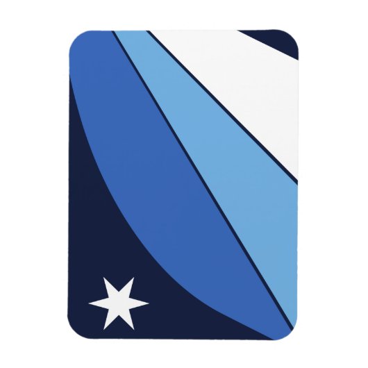 Flexible photo magnet with flag of Columbia Magneet (Verticaal)