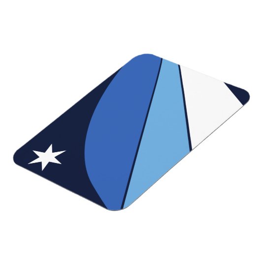 Flexible photo magnet with flag of Columbia Magneet (Linkerzijde)