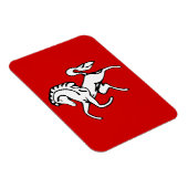 Flexible photo magnet with flag of Kent County Magneet (Rechterzijde)