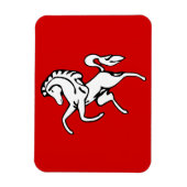 Flexible photo magnet with flag of Kent County Magneet (Verticaal)