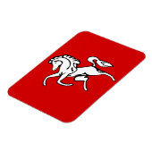 Flexible photo magnet with flag of Kent County Magneet (Linkerzijde)