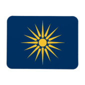 Flexible photo magnet with flag of Macedonia Magneet (Horizontaal)