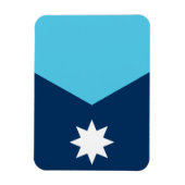 Flexible photo magnet with flag of Minnesota, USA Magneet (Verticaal)