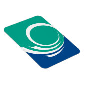 Flexible photo magnet with flag of Ottawa, Canada Magneet (Rechterzijde)