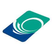 Flexible photo magnet with flag of Ottawa, Canada Magneet (Linkerzijde)