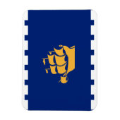 Flexible photo magnet with flag of Quebec City Magneet (Verticaal)