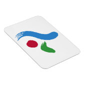Flexible photo magnet with flag of Seoul Magneet (Rechterzijde)