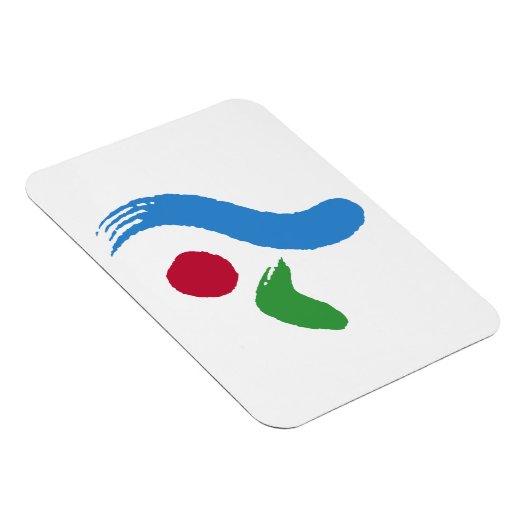 Flexible photo magnet with flag of Seoul Magneet (Rechterzijde)