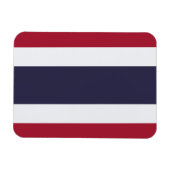 Flexible photo magnet with flag of Thailand Magneet (Horizontaal)