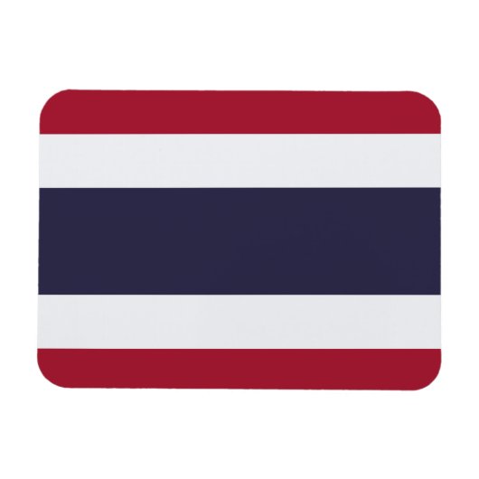 Flexible photo magnet with flag of Thailand Magneet (Horizontaal)