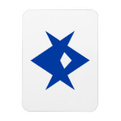 Flexible photo magnet with flag of Toyota City Magneet (Verticaal)