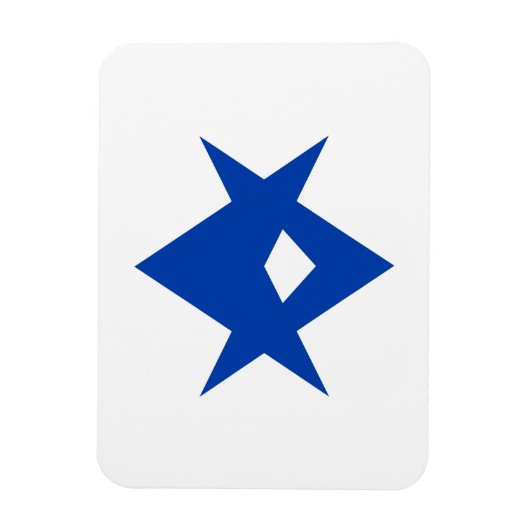 Flexible photo magnet with flag of Toyota City Magneet (Verticaal)