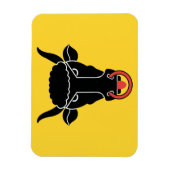 Flexible photo magnet with flag of Uri Canton Magneet (Verticaal)