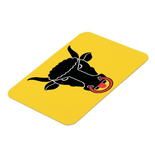 Flexible photo magnet with flag of Uri Canton Magneet (Linkerzijde)