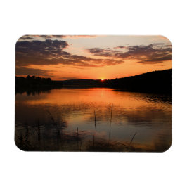Flexibler Magnet Sonnenuntergang am Igelsbachsee Magneet