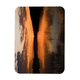 Flexibler Magnet Sonnenuntergang am Igelsbachsee Magneet