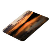 Flexibler Magnet Sonnenuntergang am Igelsbachsee Magneet (Linkerzijde)