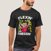 Flexin en boetedoening in een handvol tickets t-shirt (Voorkant)