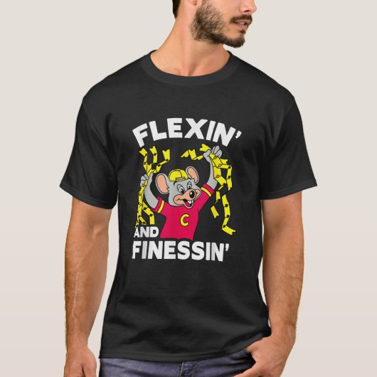 Flexin en boetedoening in een handvol tickets t-shirt (Voorkant)