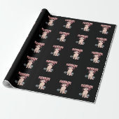 Flexolotl Axolotl Cadeaupapier (Uitgerold)