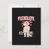 Flexolotl Axolotl Kaart (Achterkant)
