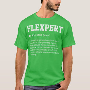 Flexpert Grappig Woordenboek Gym Betekenis T-shirt