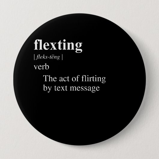 FLEXTING DEFINITIE RONDE BUTTON 4,0 CM (Voorkant)