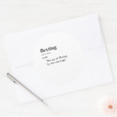 FLEXTING RONDE STICKER (Envelop)