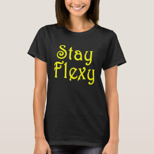 Flexy Motivational Inspiational And Fitness Q T-shirt