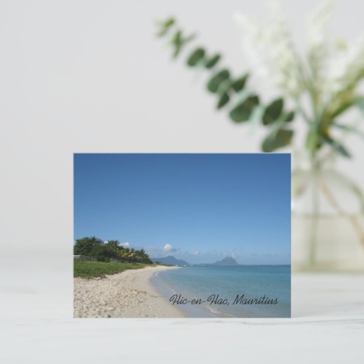 Flic-en-Flac, Mauritius Briefkaart (Staand voorkant)