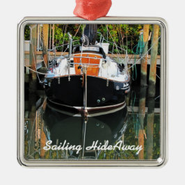 Flicka Sailboat Reflection Ornament