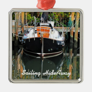 Flicka Sailboat Reflection Ornament