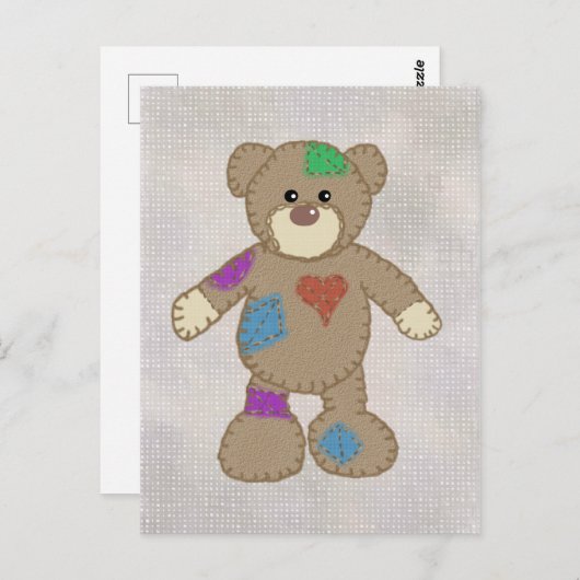 Flickenteddy Briefkaart (Voorkant / Achterkant)