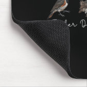 Flicker Dodo Titmouse Funny Bird Clever Birdwatche Muismat (Hoek)