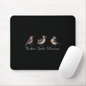 Flicker Dodo Titmouse Funny Bird Clever Birdwatche Muismat (Met muis)