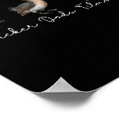Flicker Dodo Titmouse Funny Bird Clever Birdwatche Poster (Hoek)