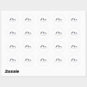 Flicker Dodo Titmouse Grappig Ronde Sticker (Vel)