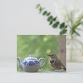 Flicker en Teapot Briefkaart (Staand voorkant)