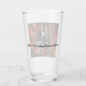 Flicker & Flame - Hunter Holmes Pint/Shaker Glass Glas (Achterkant)