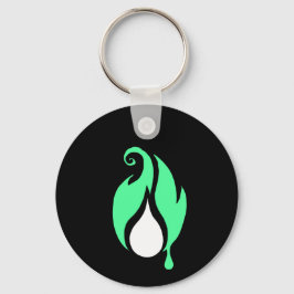Flickerfluid™ / Fat Bat Double-Sided Keychain