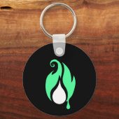 Flickerfluid™ / Fat Bat Double-Sided Keychain (Voorkant)