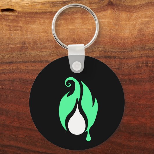 Flickerfluid™ / Fat Bat Double-Sided Keychain (Voorkant)