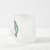 Flickerfluid™ Frosted Mug Matglas Koffiemok (Voorkant links)