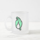 Flickerfluid™ Frosted Mug Matglas Koffiemok (Links)