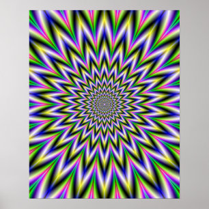 Flickering Star Poster